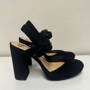 Gianni Bini Black Block Heel Women's Shoes Size 9